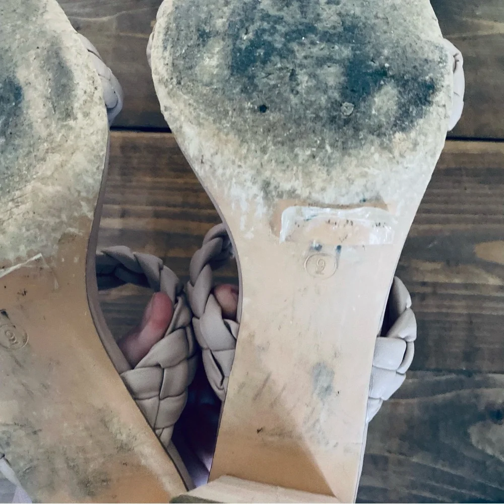 Braided wedge heel sandals - Picture 9 of 10